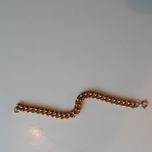 Gold plated mens bracelet